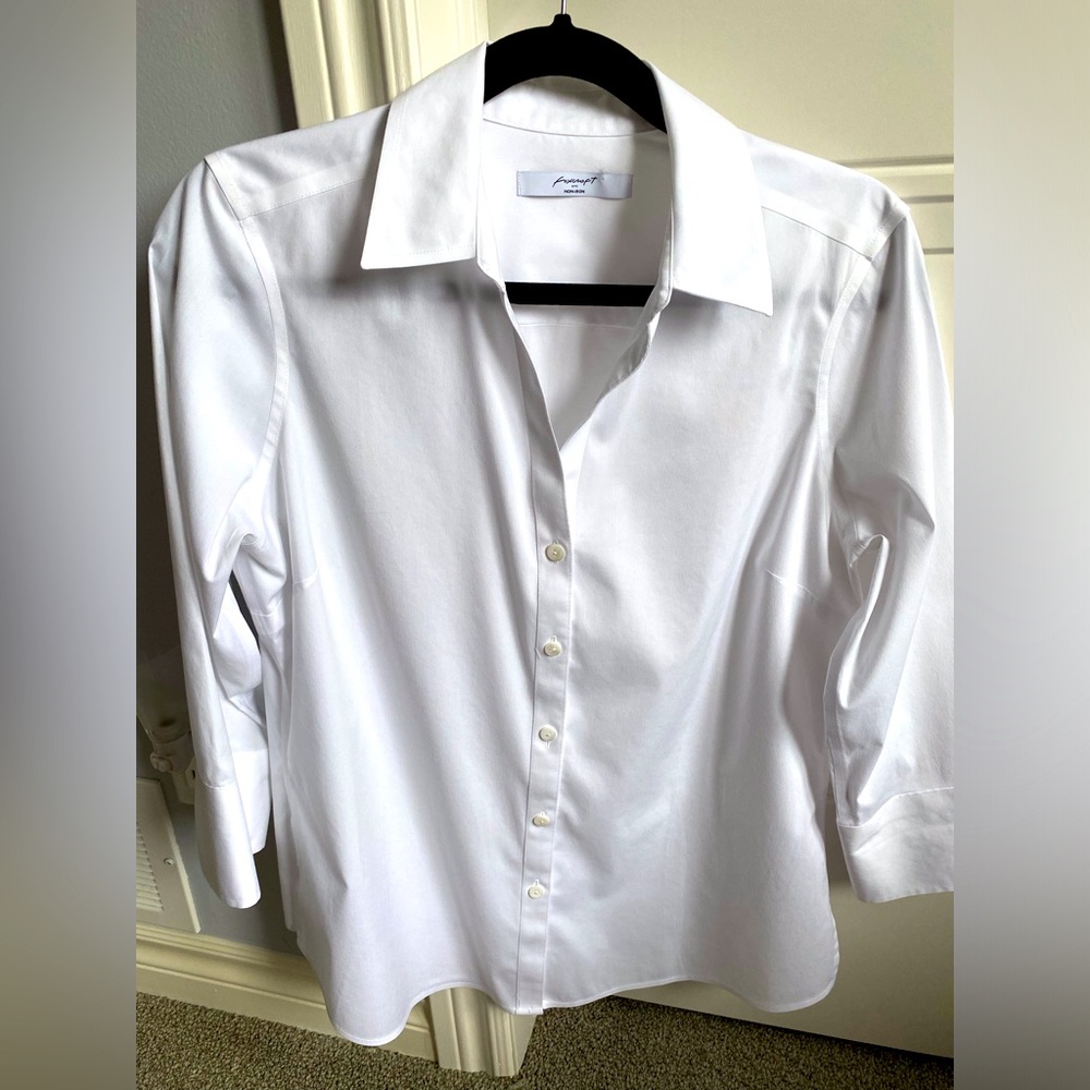 White poplin shirt